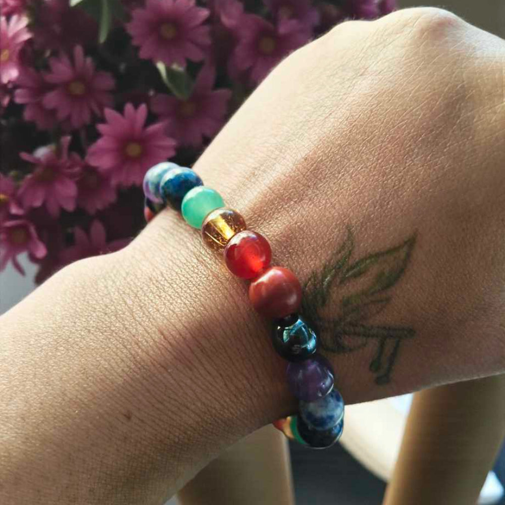 Natural Seven Chakra Bracelet