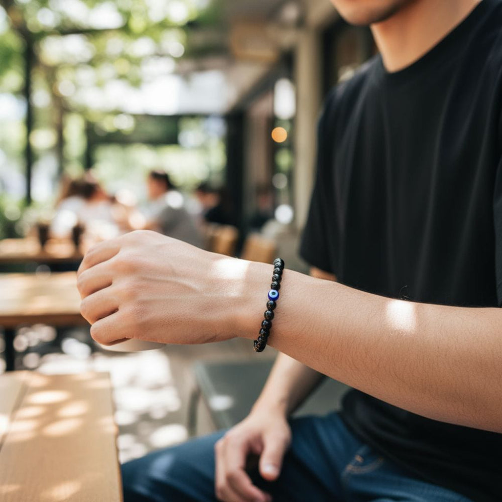 Natural Black Tourmaline Bracelet