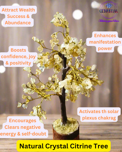 Natural Citrine Crystal Tree (10-Inch)