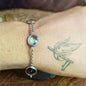92.5 Sterling Silver Multi Stones Bracelet