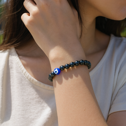 Natural Black Tourmaline Bracelet