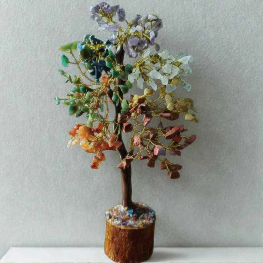 Natural Seven Chakra Crystal Tree (10-Inch)