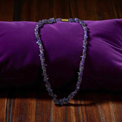 Amethyst Chips gemstone necklace
