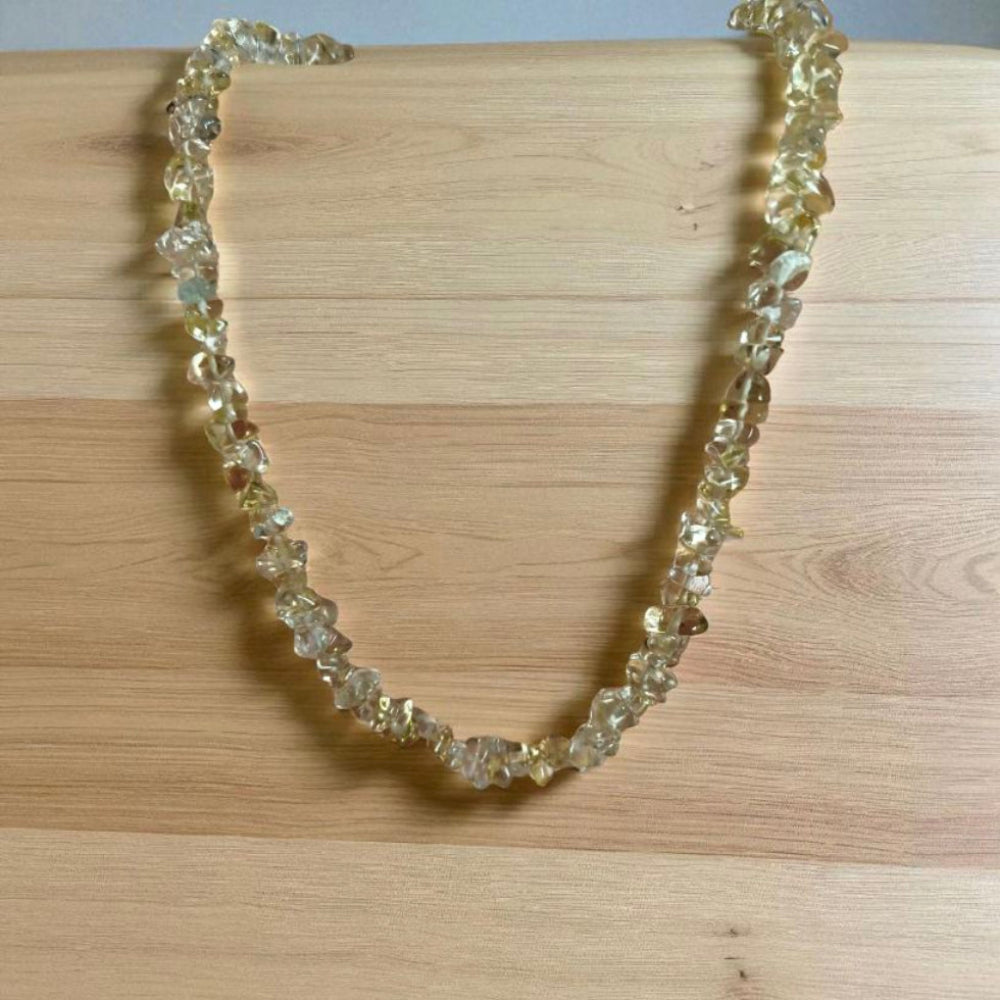 Citrine Chips gemstone necklace