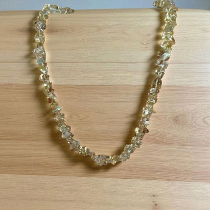 Citrine Chips gemstone necklace