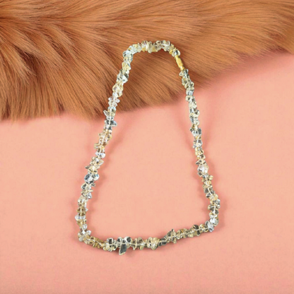Citrine Chips gemstone necklace