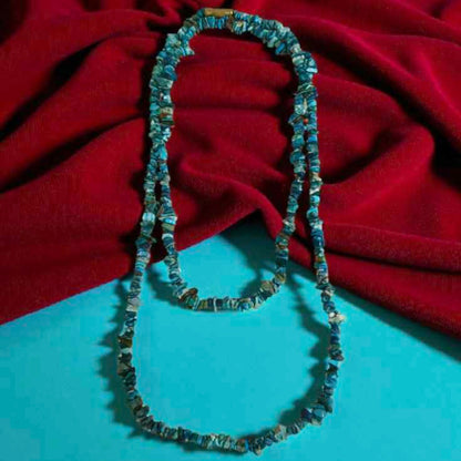 Turquoise Chips gemstone necklace
