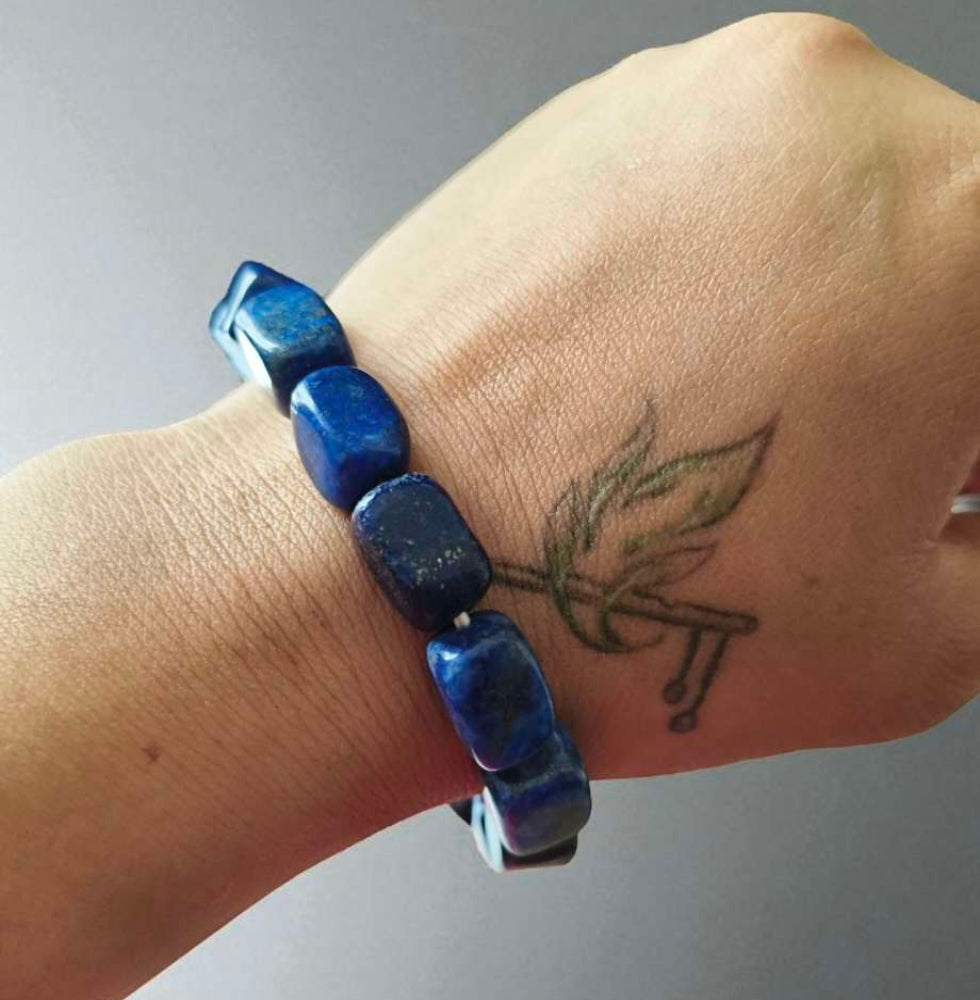 Natural Lapis Lazuli tumble Bracelet