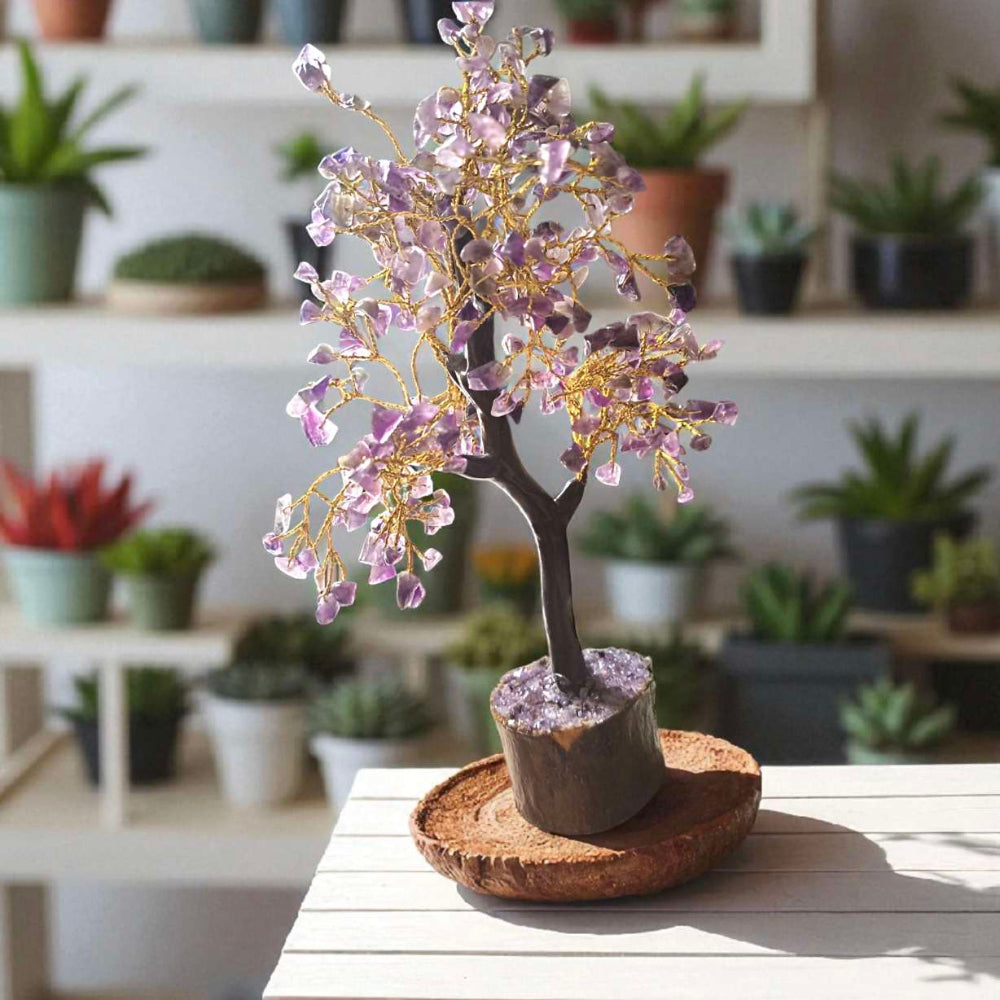 Natural Amethyst Crystal Tree (10-Inch)