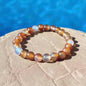 Natural Red Carnelian Crystal Quartz Bracelet