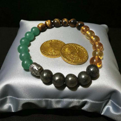 Success & Wealth Natural Crystal Bracelet