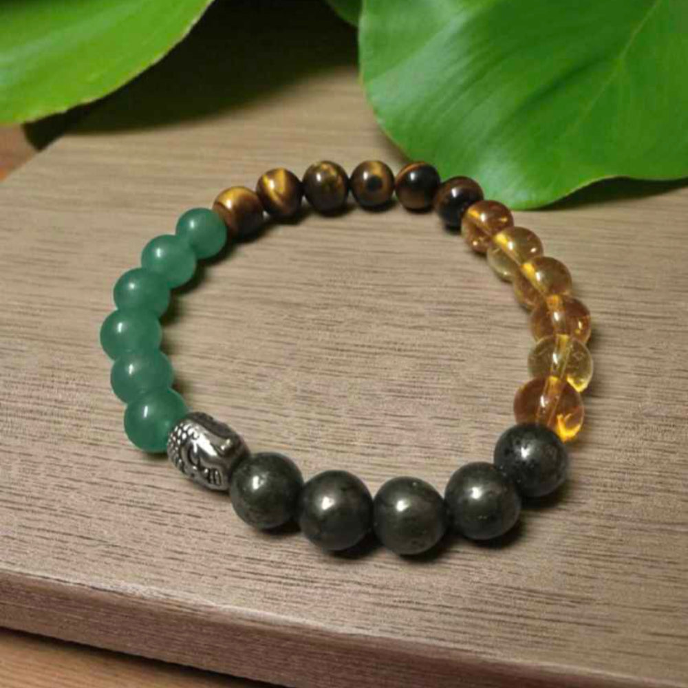 Success & Wealth Natural Crystal Bracelet