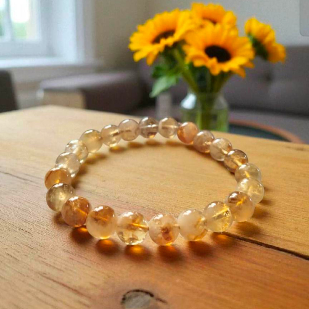 Natural Citrine Stone Bracelet