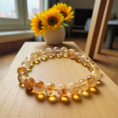 Natural Citrine Stone Bracelet