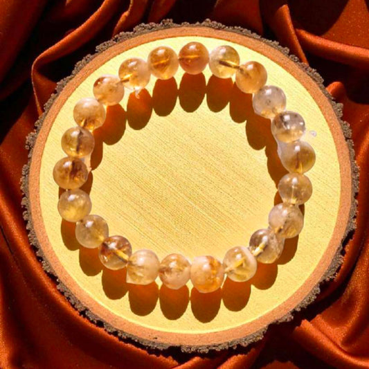 Natural Citrine Stone Bracelet