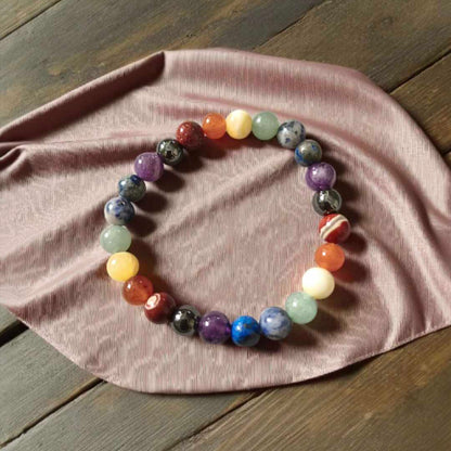 Natural Seven Chakra Bracelet