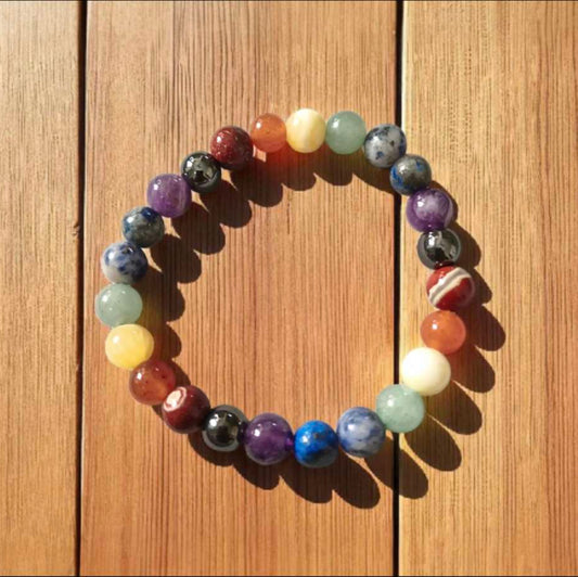 Natural Seven Chakra Bracelet