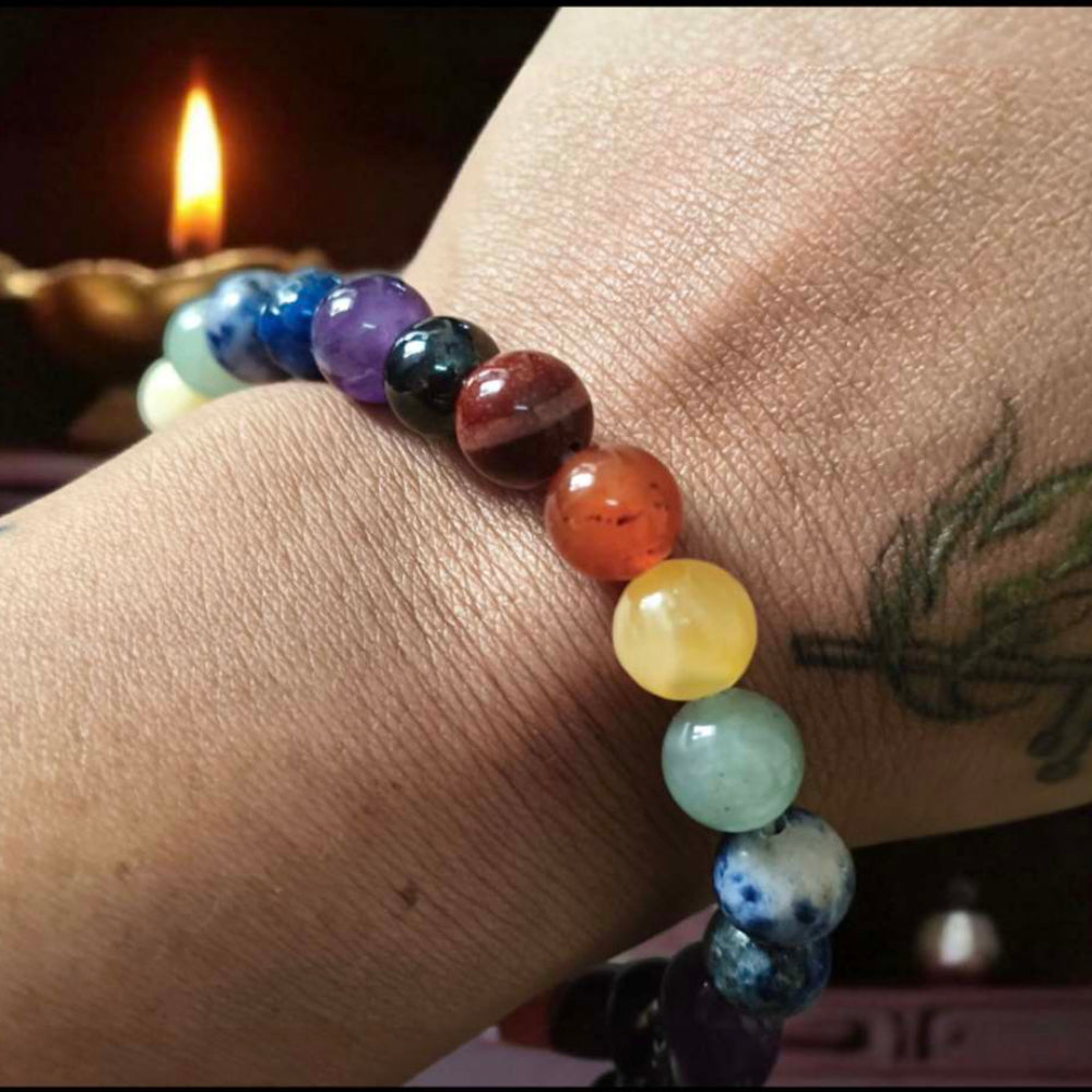 Natural Seven Chakra Bracelet