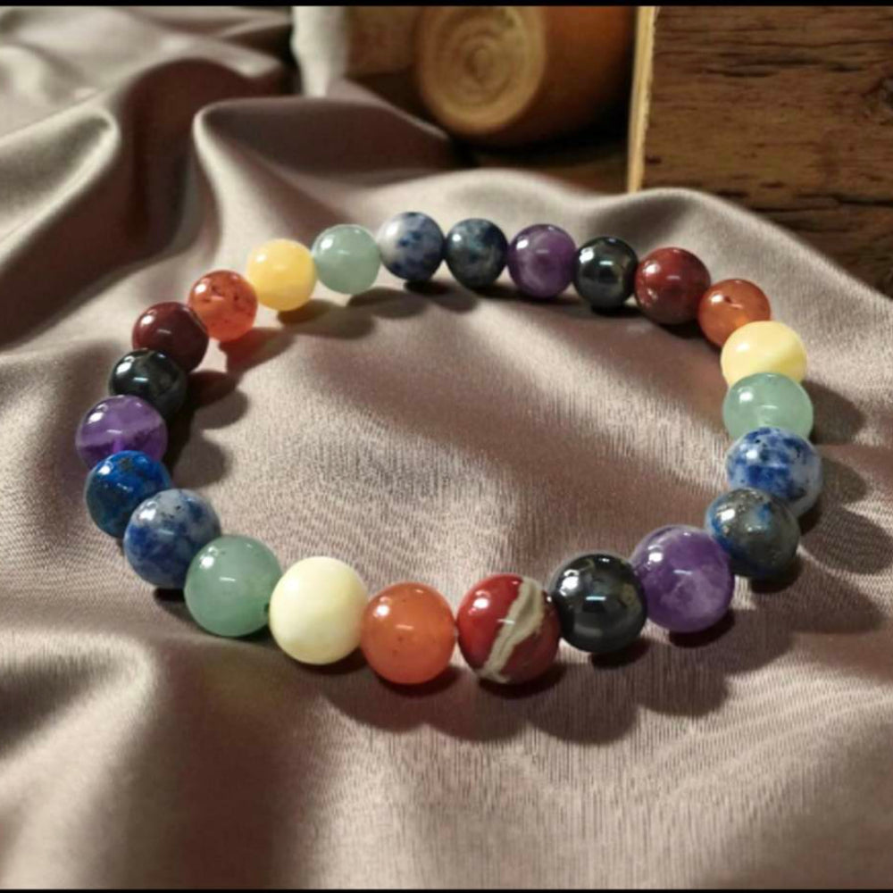 Natural Seven Chakra Bracelet