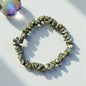 Raw Pyrite Stones bracelet