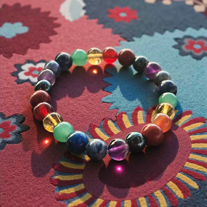 Natural Seven Chakra Bracelet
