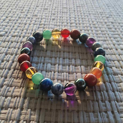 Natural Seven Chakra Bracelet