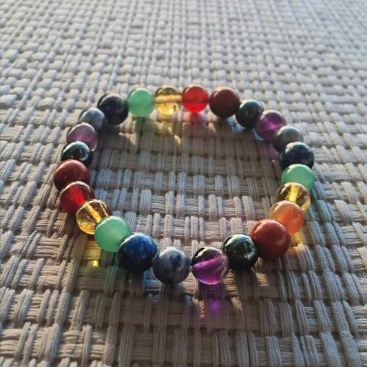 Natural Seven Chakra Bracelet
