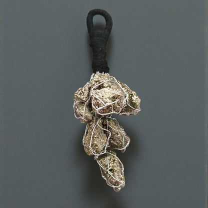 Lucky Luster Pyrite Key Chain