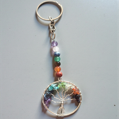 Seven Chakra Sync Key Chain