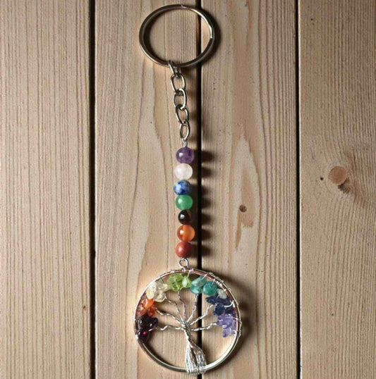 Seven Chakra Sync Key Chain
