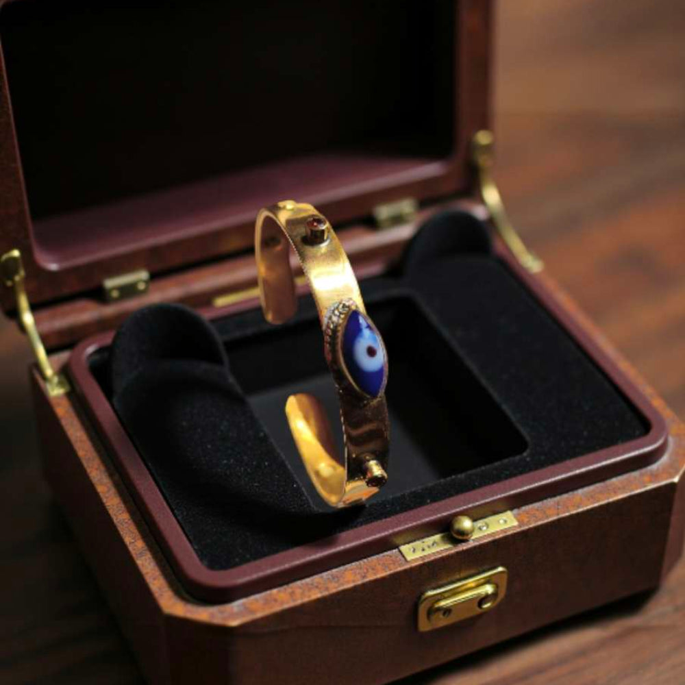 Gold plated Evil Eye Protection bracelet