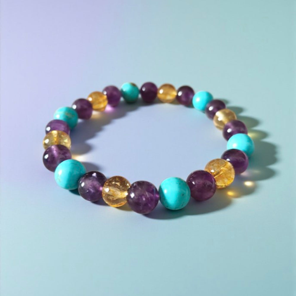 Natural Reiki charged Sagittarius Crystal Bracelet