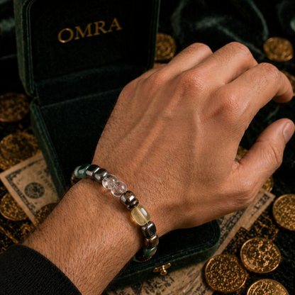 Money Magnet Amplifier tumble Bracelet