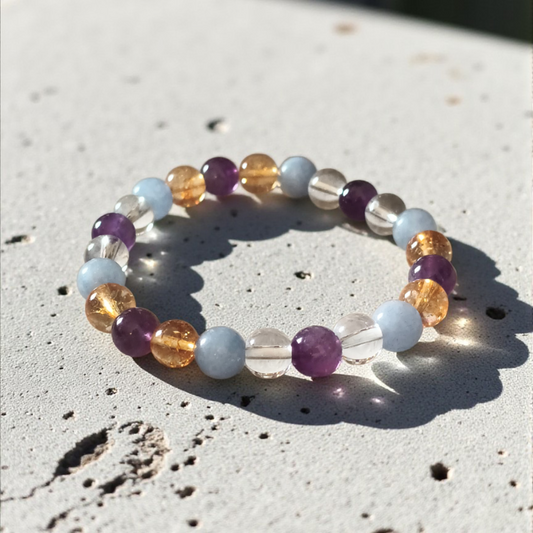 Natural Reiki charged Libra Crystal Bracelet