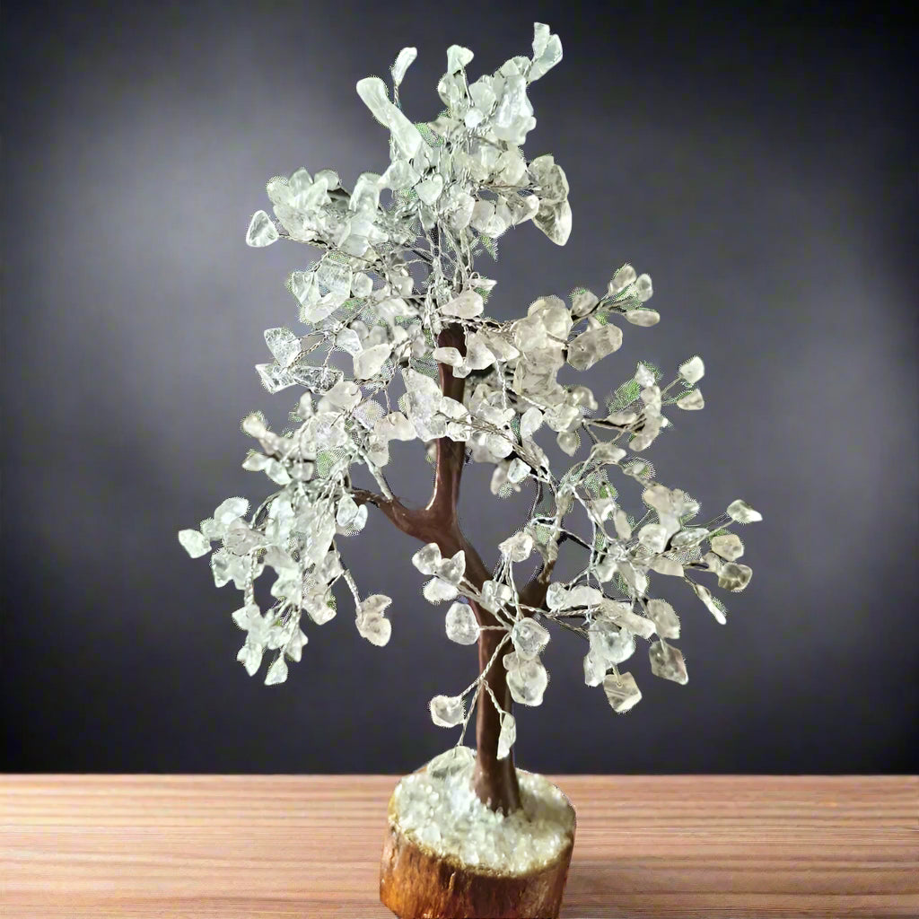 Natural Clear Quartz Crystal Tree (10-Inch)