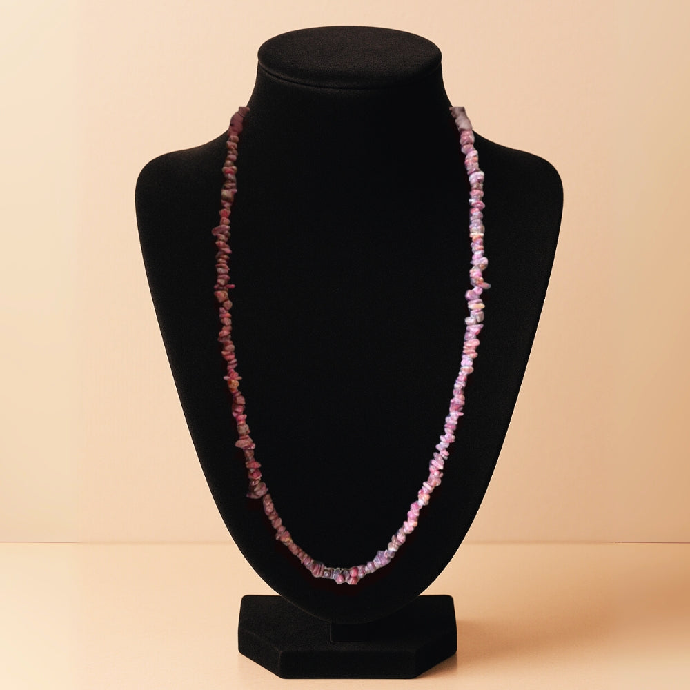 Ruby Chips gemstone necklace