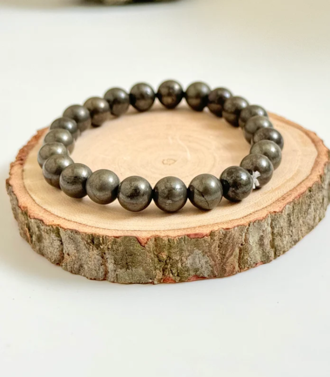 Natural Pyrite Crystal Bracelet