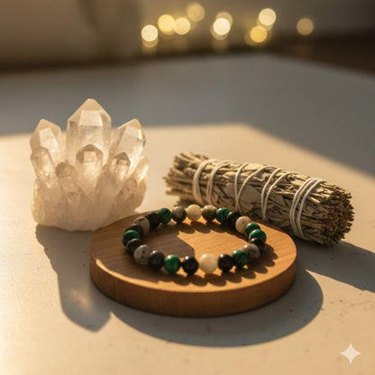 Natural Reiki charged Scorpio Crystal Bracelet