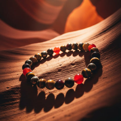 Natural Reiki charged Leo Crystal Bracelet