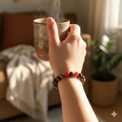 Natural Reiki charged Leo Crystal Bracelet