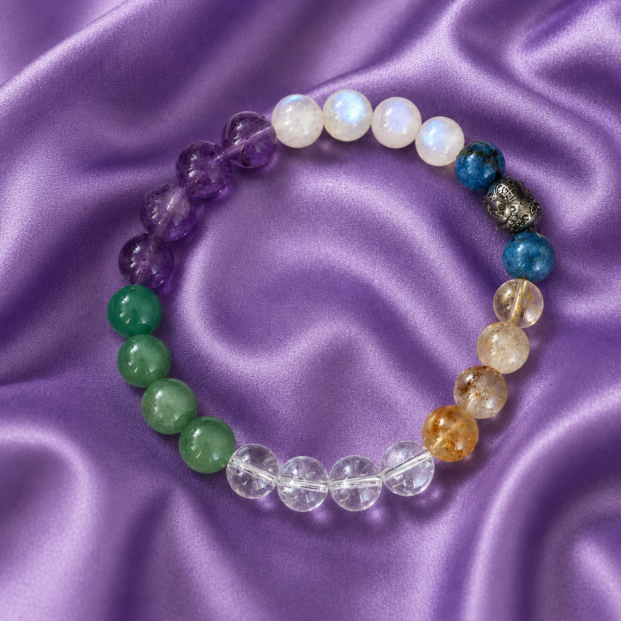 Study & Growth Natural Crystal Bracelet