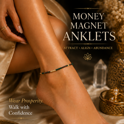 Wealth & Prosperity Magnet Anklet