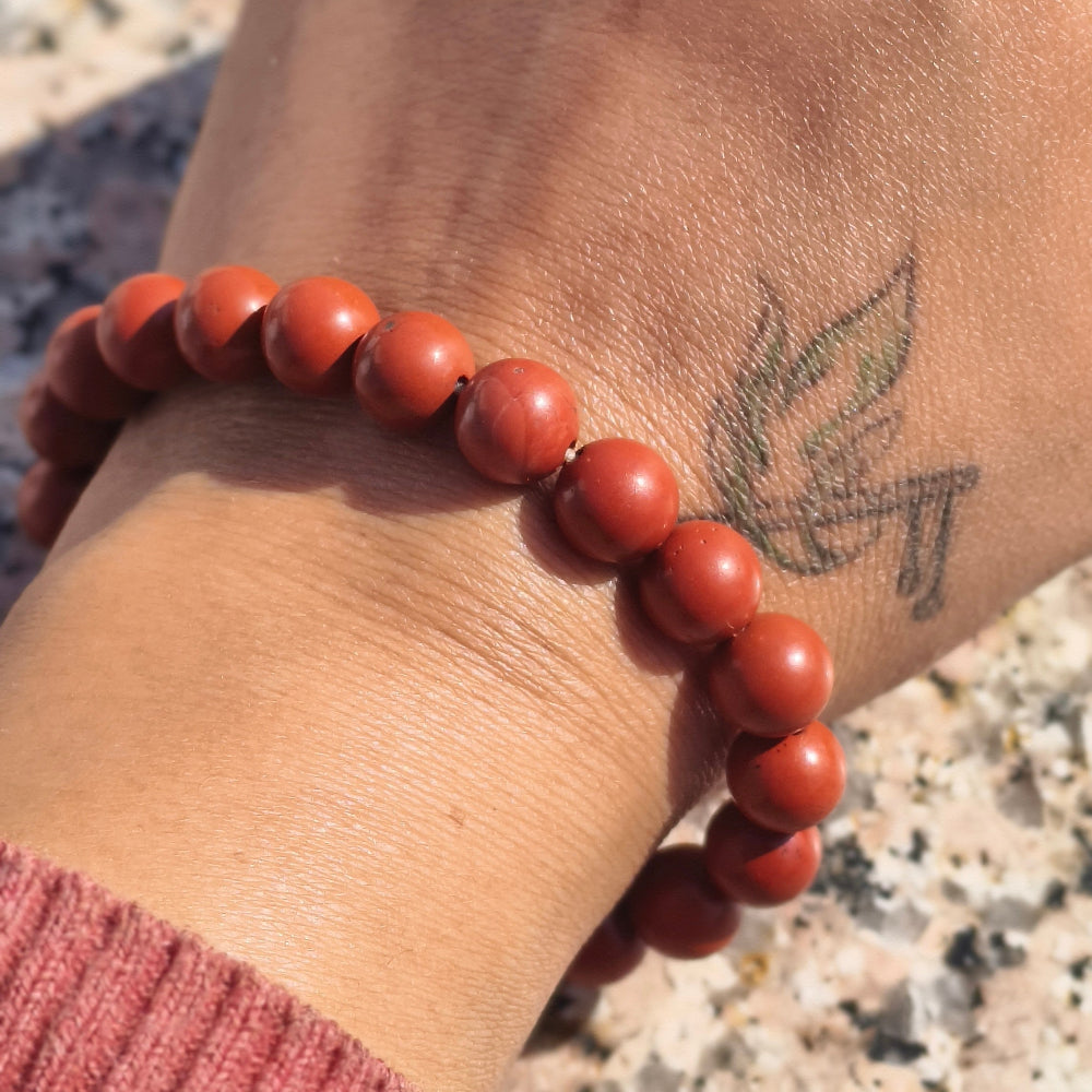 Natural Red Jasper Healing Bracelet