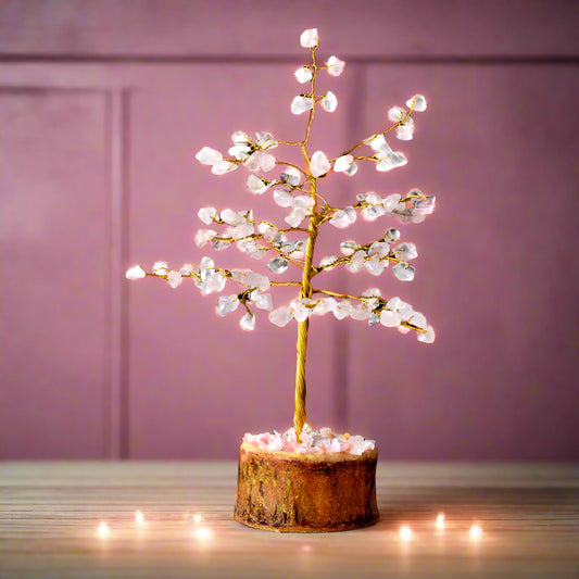 Natural Rose Quartz Tree 6 inch